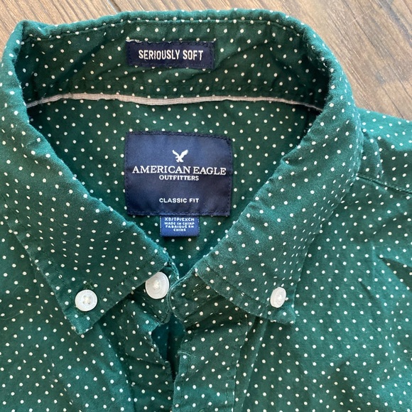 American Eagle Seriously Soft Classic Fit Shirt - Picture 2 of 4